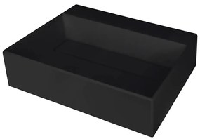 Deante CQR_NU5M - Lavoar pe blat CORREO 40x50 cm granit/negru