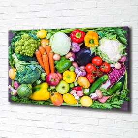 Tablouri tipărite pe pânză Legume colorate