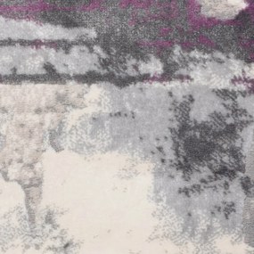 200x300 cm Covor Fusion, Premium, Culoare Mov/Lila, Pentru Living/Hol/Dormitor, Modern, 70% Polyester / 30% Polipropilenă