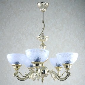 Lustra Toledo cu 5 Brate, Desing Clasic, Finisaj French Gold, - Bussy Lighting 7225-78-05