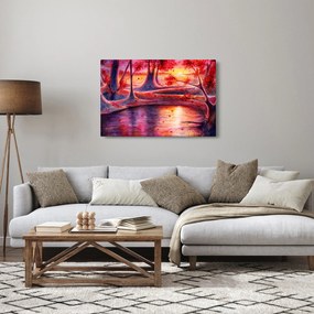 Tablou cu pădurea fermecată (90x60 cm)
