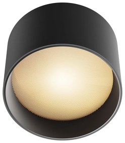 Spot LED aplicat design tehnic Vega D-9cm negru