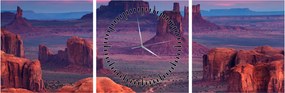 Tablou - Hunts Mesa (cu ceas) (90x30 cm)