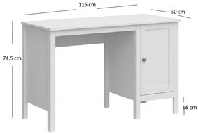 Masă PC Olna (alb). 1053157