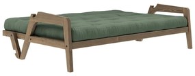 Canapea verde extensibilă 204 cm Grab - Karup Design