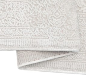 Covor Modern Living, Dormitor Dreptunghiular Porto 0605A Crem (Alege dimensiunea: 100 x 200)