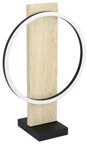 Lampă LED de masă Eglo 901718 BOYAL LED/12W/230V 3000K bej/negru