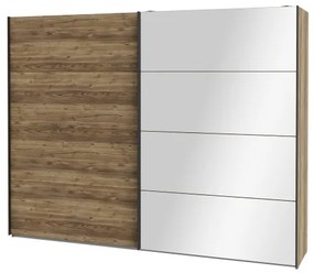 Dulap OREN cu oglindă, 270x210 cm, stejar artisan