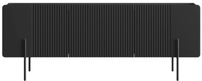 Dulap TV Malmi 150 cm - negru mat / picioare negre