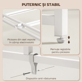 HOMCOM Masă Pliabilă Economisitoare de Spațiu cu Suport Detasabil pentru Monitor, 100x48x87,5 cm, Masă Portabilă pentru Birou, Casă și Studio, Culoare Lemn | Aosom Romania