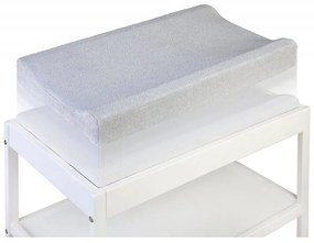 Saltea pentru masa de infasat bebe, husa detasabila bumbac, Woodies, 40 x 70 cm