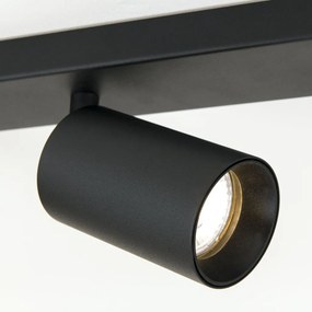 Plafoniera cu 8 Spoturi stil minimalist modern SEAN negru