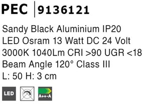 Accesoriu, Modul de iluminat pentru sina magnetica Planet, Pec 50cm