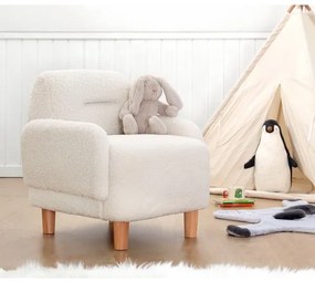 Fotoliu pentru copii LORY, alb