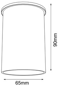 Spot ARIDA 1xGU10/15W/230V 9 cm negru Shilo 1109