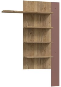 Raft de perete INAR stejar/maro