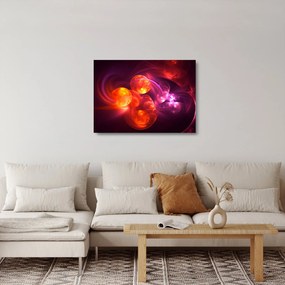 Tablou pe sticlă cu abstracțiune modernă (70x50 cm)
