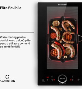 Klarstein Delicatessa Slim, plită pe inducție, 3500 W, timer, negru