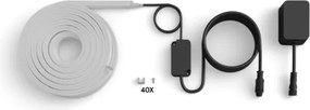 Philips Hue NEON bandă LED RGBW dimabilă pentru exterior, 10 m, 30 W, 230 V, 2200-6500 K, IP67