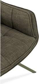 Set de scaune de sufragerie verde 2 buc. tapițat Keiko – Marckeric