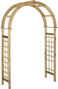vidaXL Pergolă arcuită, lemn de pin verde tratat