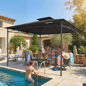 Outsunny Pavilioane robuste, corturi pentru jacuzzi, acoperișuri permanente, foișor | Aosom Romania