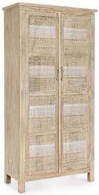 Dulap finisaj natural din lemn de Mango, 88x40x178 cm, Mayra Bizzotto