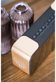 Radio cu ceas Adler AD 1190 Copper, Bluetooth, AUX, USB, SD card, LCD display, 2600 mAh, Cupru/Negru