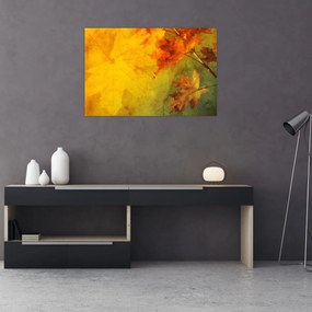 Tablou - Frunze de toamnă (90x60 cm)