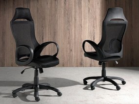 Scaun de birou elegant Black AC 4074-MLM611436