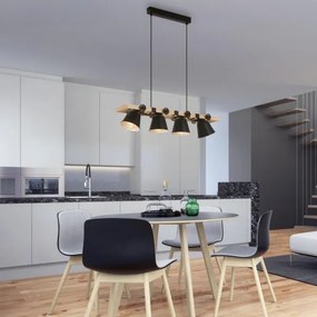 Lustră pe cablu Brilo TALLE 4xE27/40W/230V