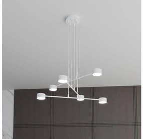 Lustră pe cablu MODUS 6xGX53/10W/230V alb