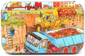 Puzzle din lemn - Șantier 60buc
