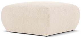 Taburet bej cu tapițerie din stofă bouclé Molino – Micadoni Home