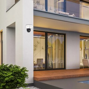 Proiector LED solar cu senzor ZLARIN LED/12W/3,7V IP44 Rabalux 77012