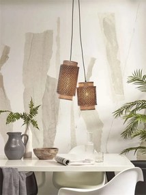 Lustra eco din bambus Bhutan/2-Shades bl/nat