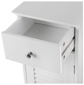 Dulap de baie cu sertar Songmics, înălțime 89 cm, alb