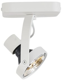 Spot de tavan de design alb GU10 70mm rotativ și înclinabil - Vo