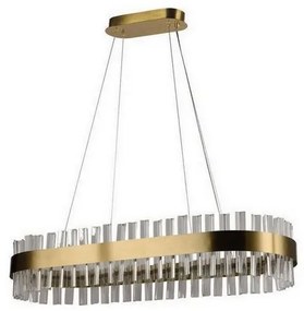 Lustră LED de cristal dimabilă pe cablu LED/45W/230V + telecomandă