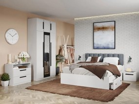 Set mobila dormitor complet Alb Nude C05