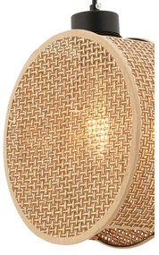 Lustru cu cablu DRUM 1xE27/60W/230V maro