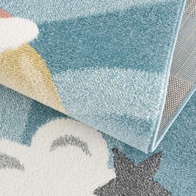 Covor pentru copii albastru uimitor, Sleeping Sky Lăţime: 80 cm | Lungime: 150 cm