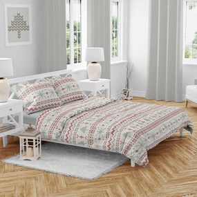 Lenjerie de pat din bumbac NORDIC JOY albă Dimensiune lenjerie de pat: 70 x 90 cm | 140 x 200 cm