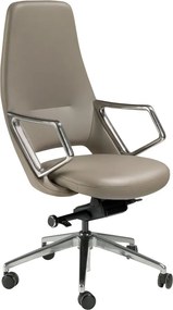 Scaun de birou modern piele sintetica Grey