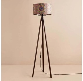 Lampă de podea AYD 1xE27/40W/230V maro/multicolor