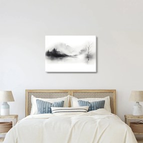 Tablou - pictură cu cerneală de peisaj (70x50 cm)