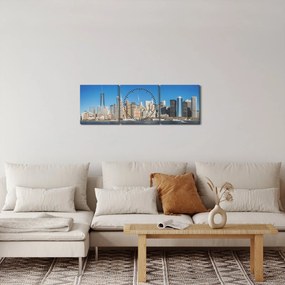 Tablou - Manhattan în New York (cu ceas) (90x30 cm)