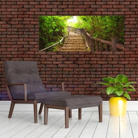 Tablou - Scări în natură (120x50 cm)