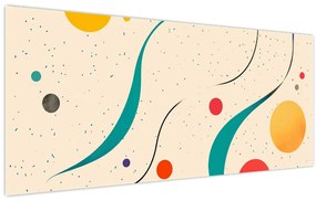 Tablou - Ilustrație colorată minimalistă (120x50 cm)
