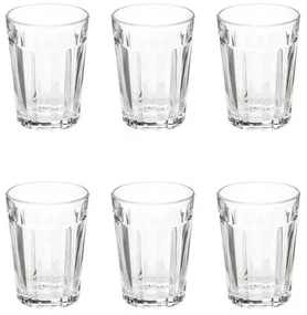 Set 6 pahare Lorenzo, sticla, 250 ml